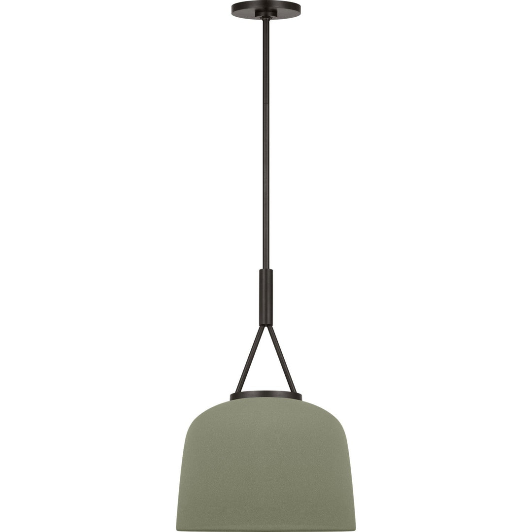 Liora One Light Pendant in Aged Iron Visual Comfort Studio Canada