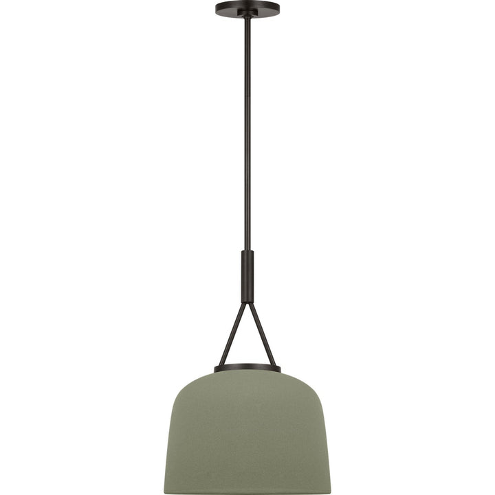Liora One Light Pendant in Aged Iron Visual Comfort Studio Canada