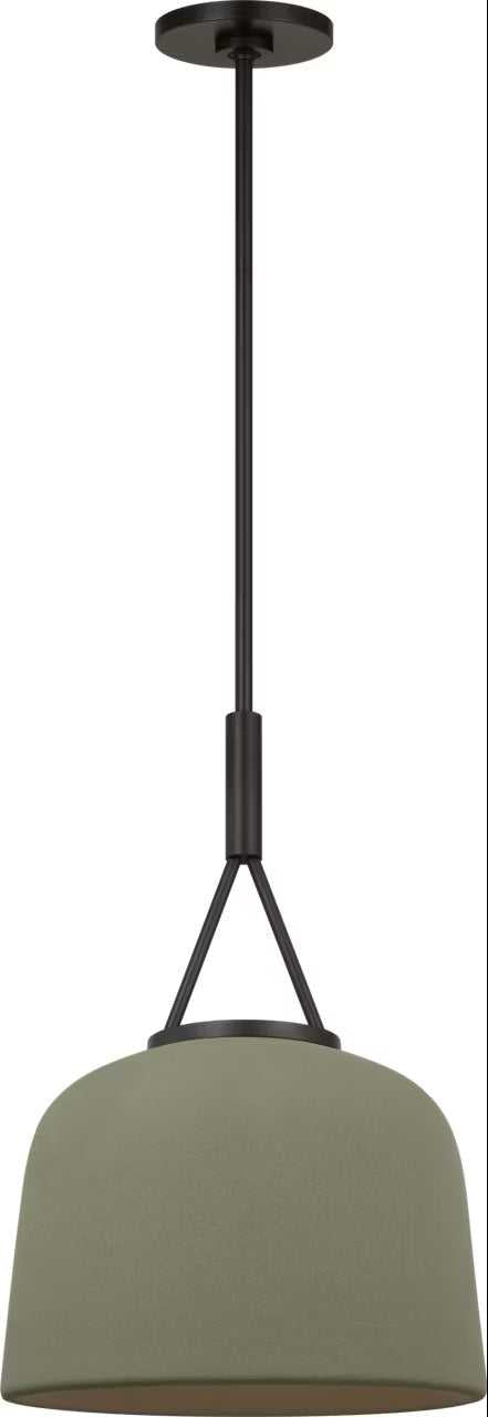 Liora One Light Pendant in Aged Iron Visual Comfort Studio Canada