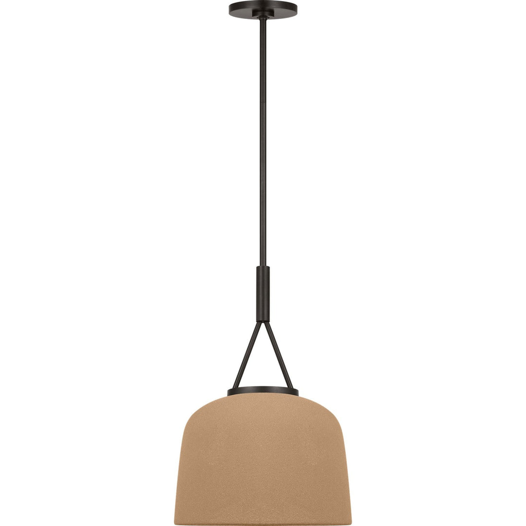 Liora One Light Pendant in Aged Iron Visual Comfort Studio Canada