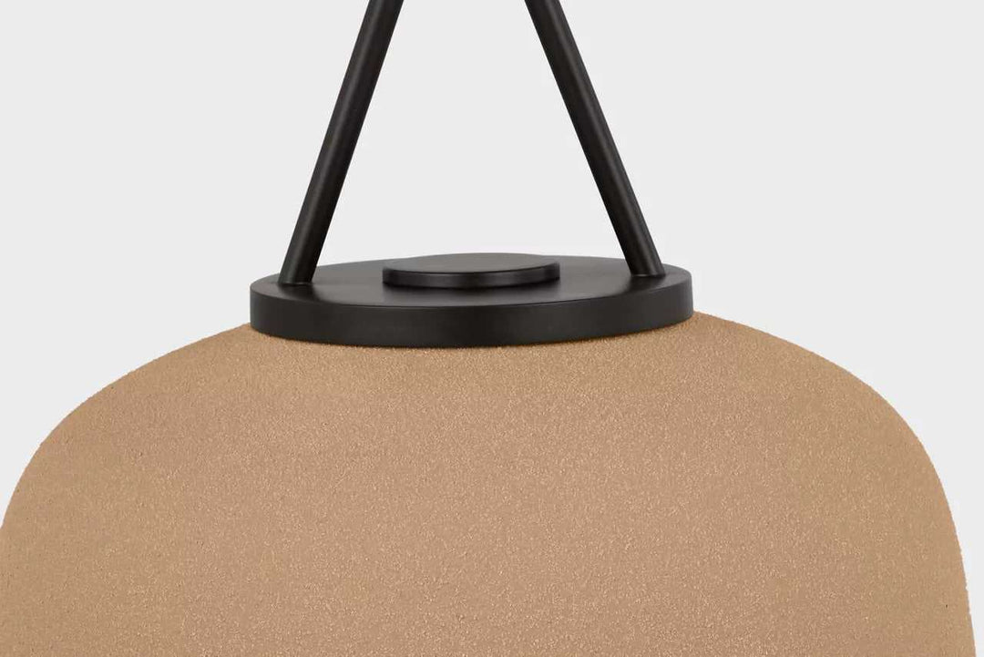 Liora One Light Pendant in Aged Iron Visual Comfort Studio Canada