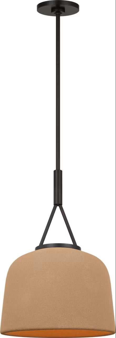 Liora One Light Pendant in Aged Iron Visual Comfort Studio Canada