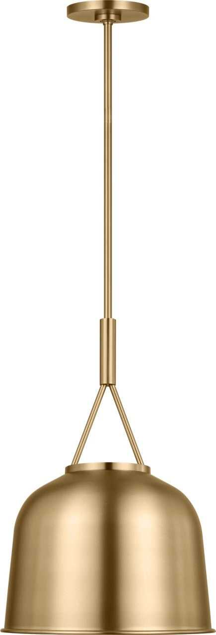 Liora One Light Pendant in Estate Brass Visual Comfort Studio Canada