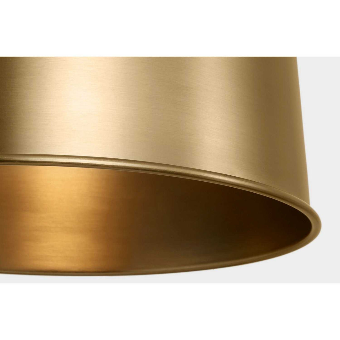 Liora One Light Pendant in Estate Brass Visual Comfort Studio Canada