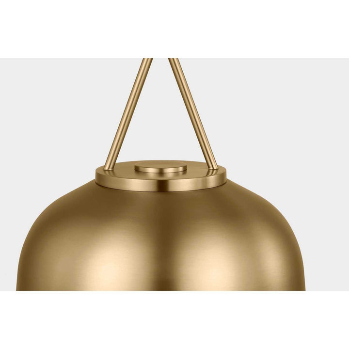 Liora One Light Pendant in Estate Brass Visual Comfort Studio Canada
