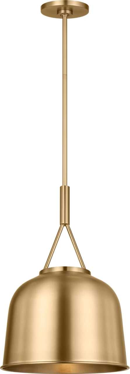 Liora One Light Pendant in Estate Brass Visual Comfort Studio Canada