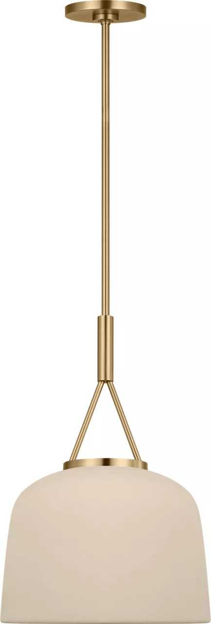 Liora One Light Pendant in Estate Brass Visual Comfort Studio Canada
