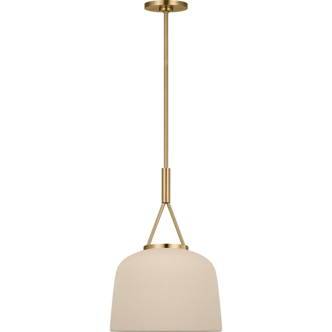 Liora One Light Pendant in Estate Brass Visual Comfort Studio Canada