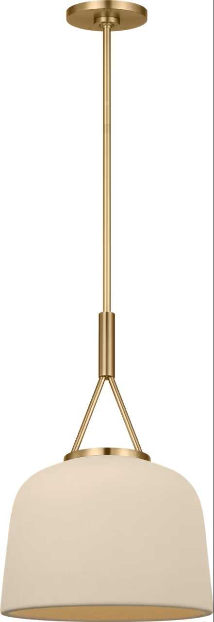 Liora One Light Pendant in Estate Brass Visual Comfort Studio Canada