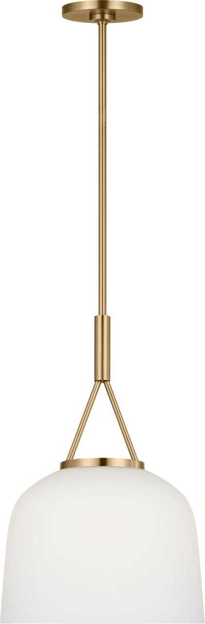Liora One Light Pendant in Estate Brass Visual Comfort Studio Canada