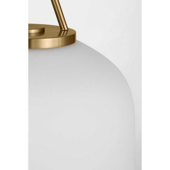 Liora One Light Pendant in Estate Brass Visual Comfort Studio Canada