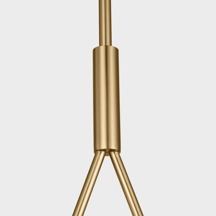 Liora One Light Pendant in Estate Brass Visual Comfort Studio Canada
