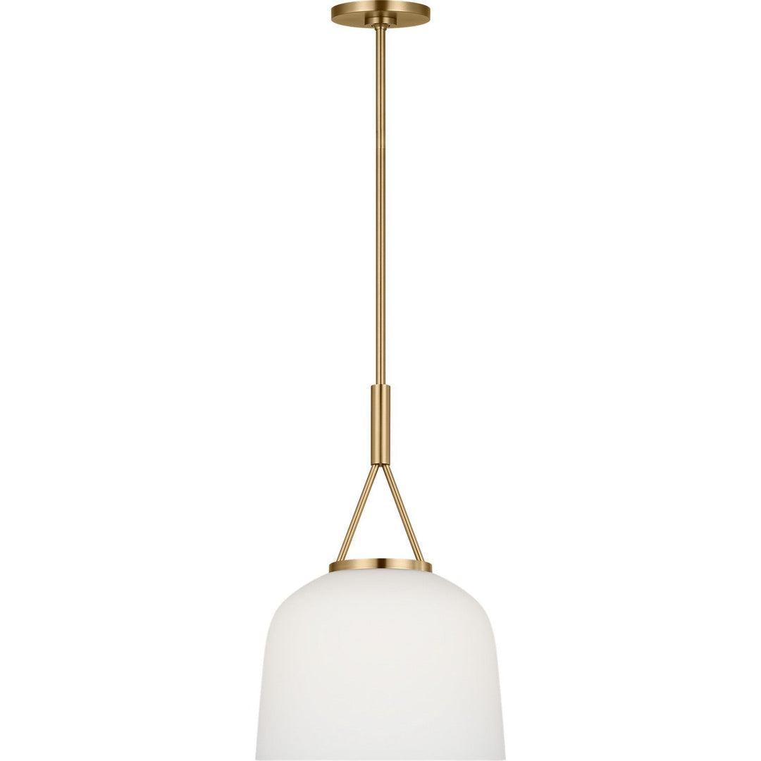 Liora One Light Pendant in Estate Brass Visual Comfort Studio Canada