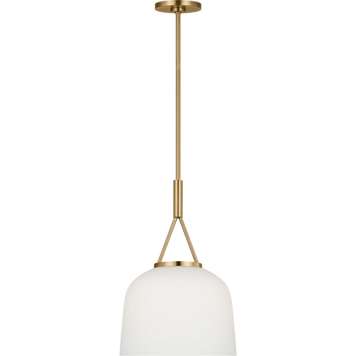 Liora One Light Pendant in Estate Brass Visual Comfort Studio Canada