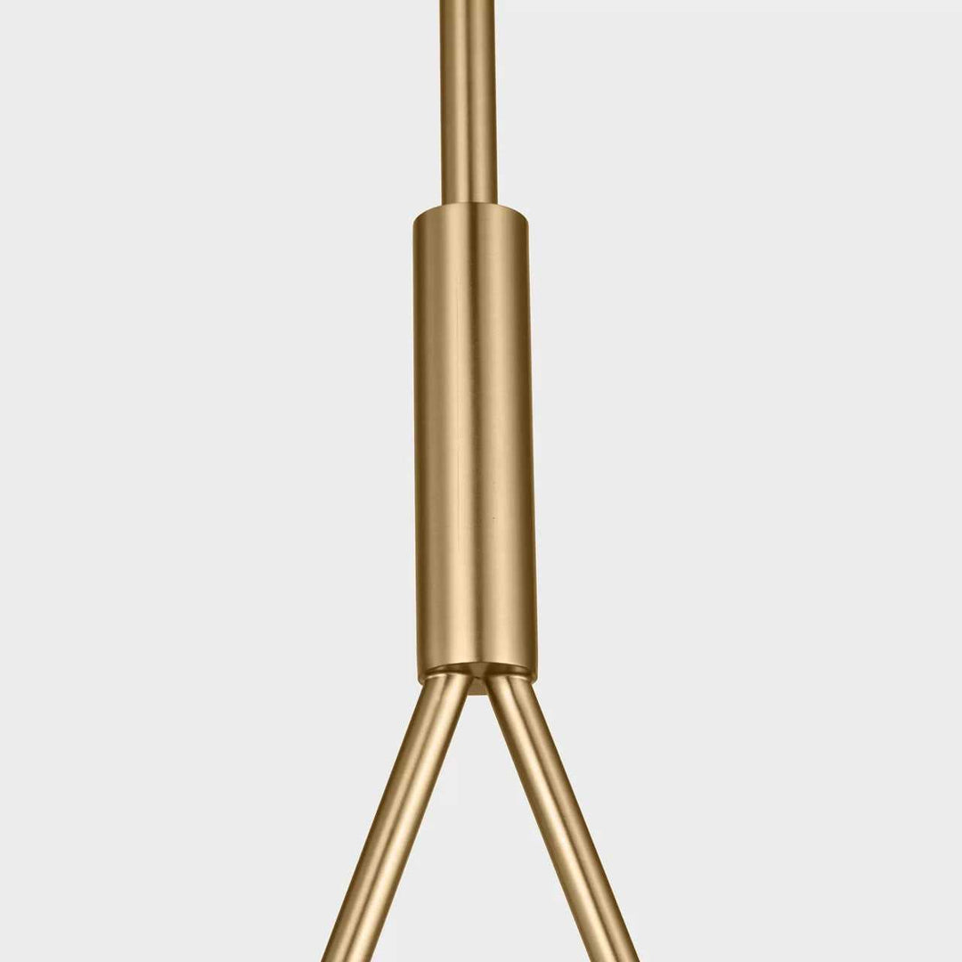 Liora One Light Pendant in Estate Brass Visual Comfort Studio Canada