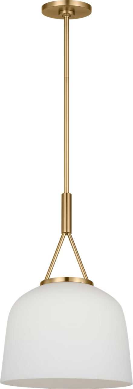 Liora One Light Pendant in Estate Brass Visual Comfort Studio Canada