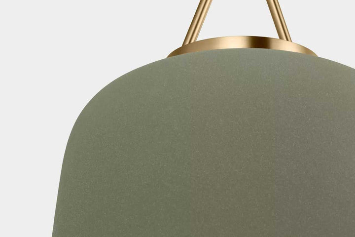 Liora One Light Pendant in Estate Brass Visual Comfort Studio Canada