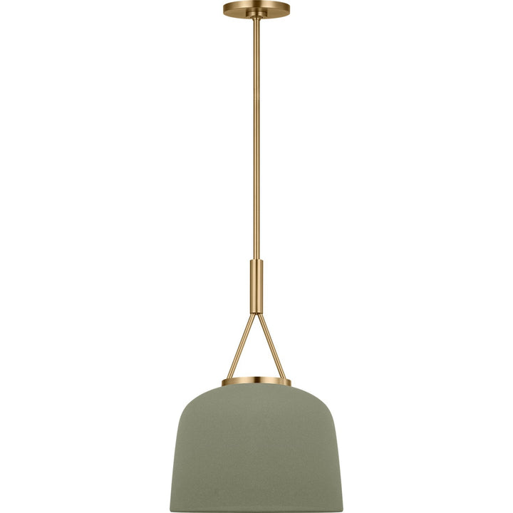 Liora One Light Pendant in Estate Brass Visual Comfort Studio Canada