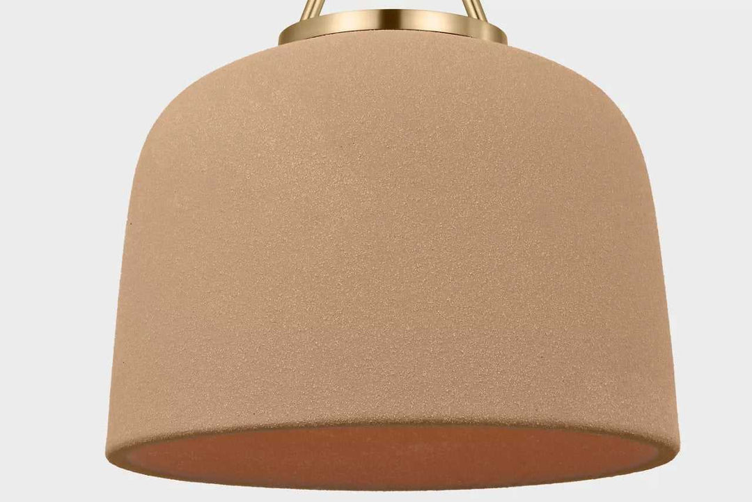 Liora One Light Pendant in Estate Brass Visual Comfort Studio Canada