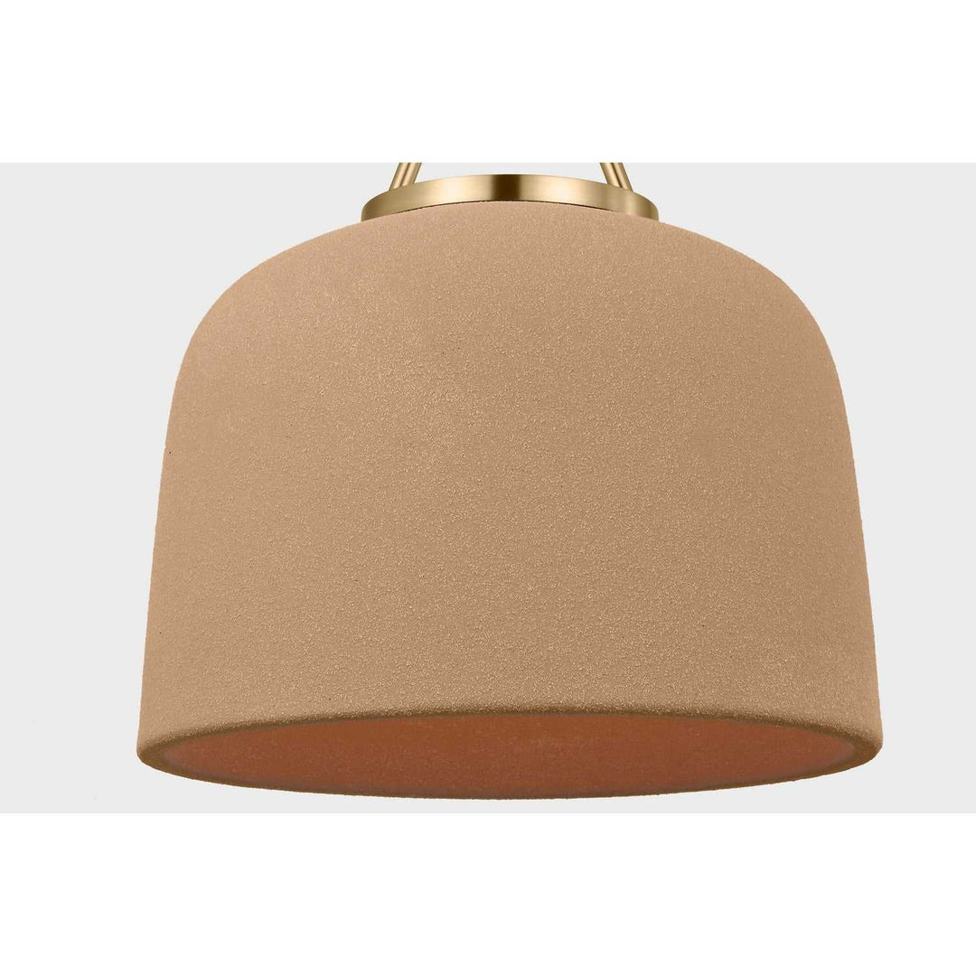 Liora One Light Pendant in Estate Brass Visual Comfort Studio Canada