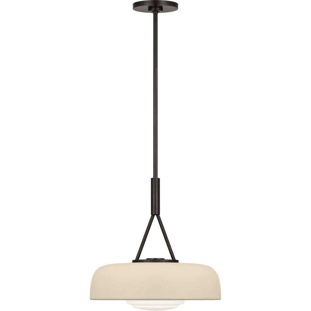 Liora One Light Pendant in Aged Iron Visual Comfort Studio Canada