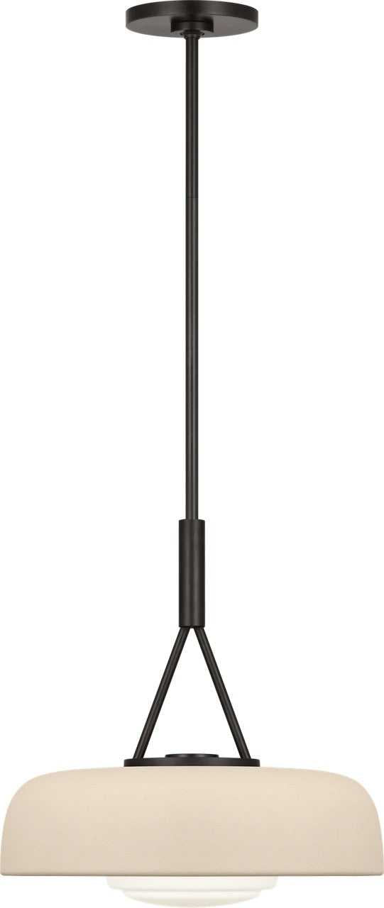 Liora One Light Pendant in Aged Iron Visual Comfort Studio Canada