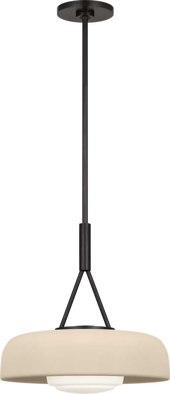 Liora One Light Pendant in Aged Iron Visual Comfort Studio Canada
