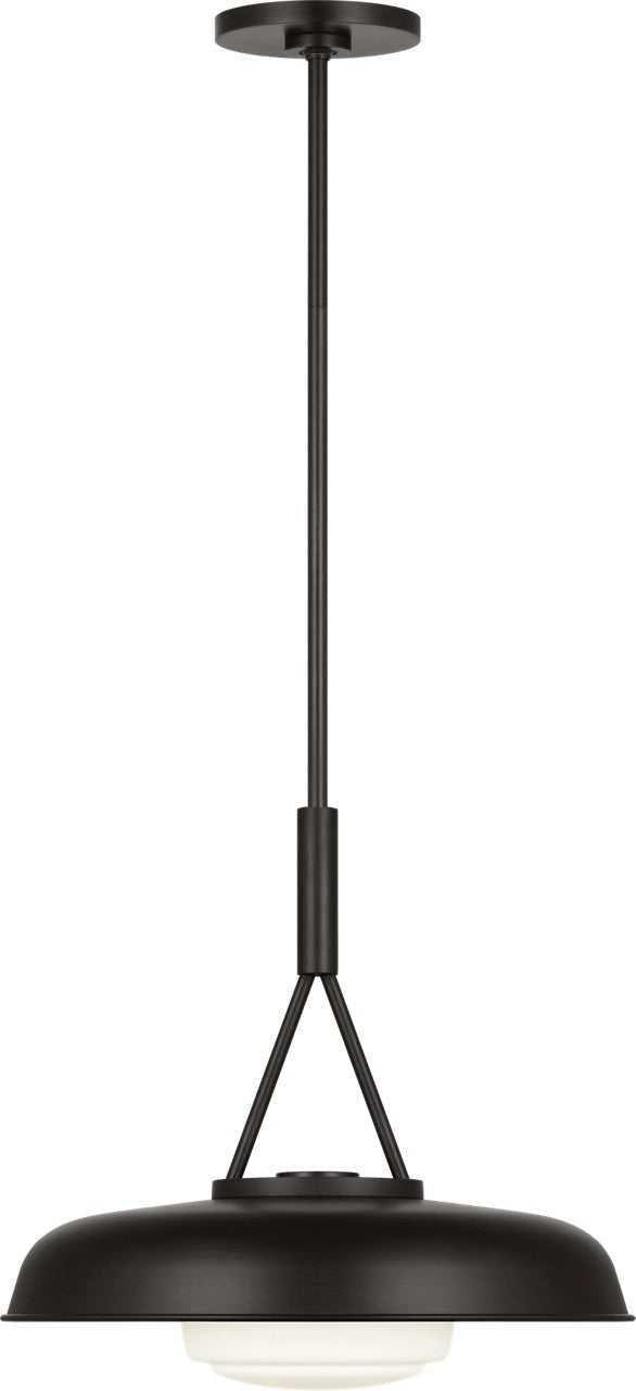 Liora One Light Pendant in Aged Iron Visual Comfort Studio Canada