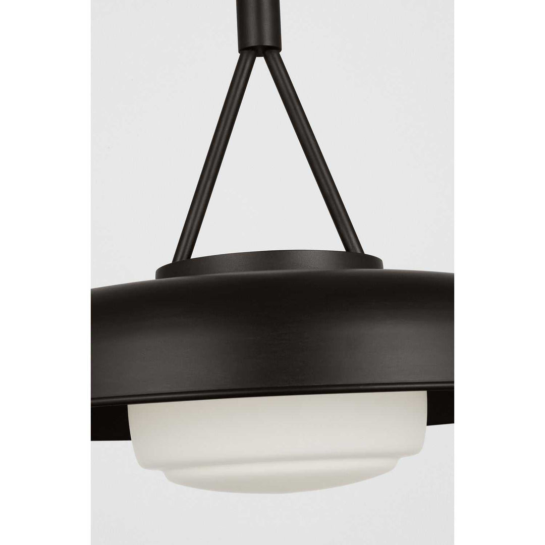 Liora One Light Pendant in Aged Iron Visual Comfort Studio Canada