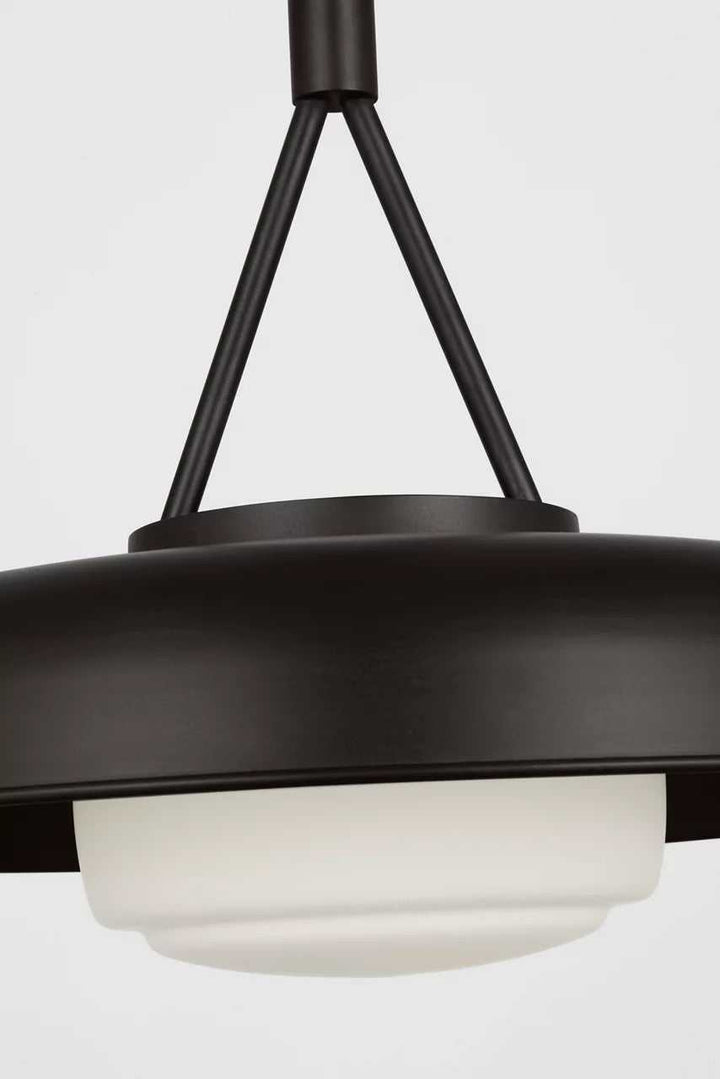 Liora One Light Pendant in Aged Iron Visual Comfort Studio Canada