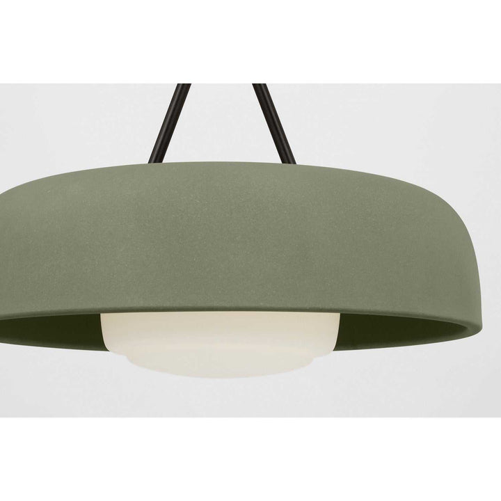 Liora One Light Pendant in Aged Iron Visual Comfort Studio Canada