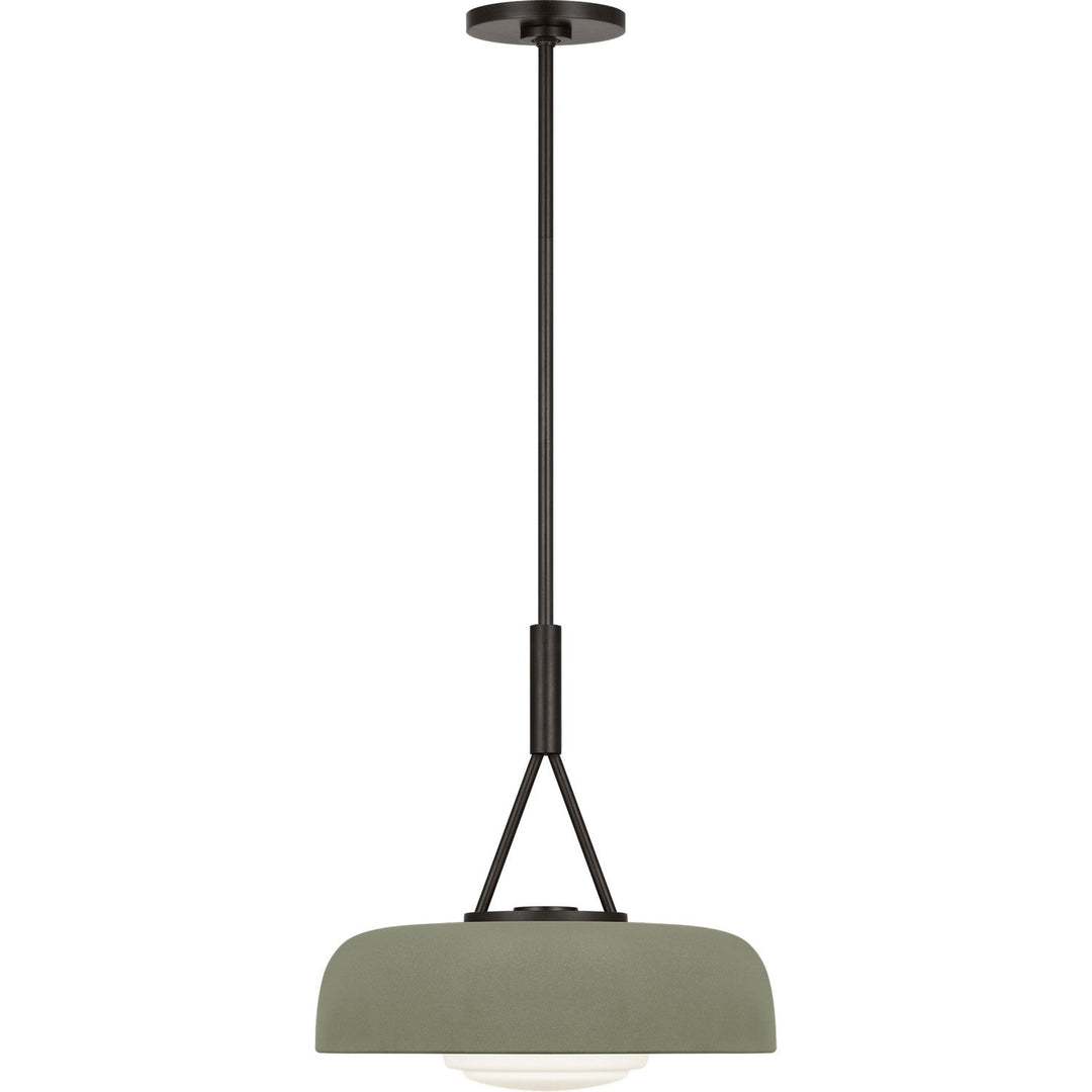 Liora One Light Pendant in Aged Iron Visual Comfort Studio Canada