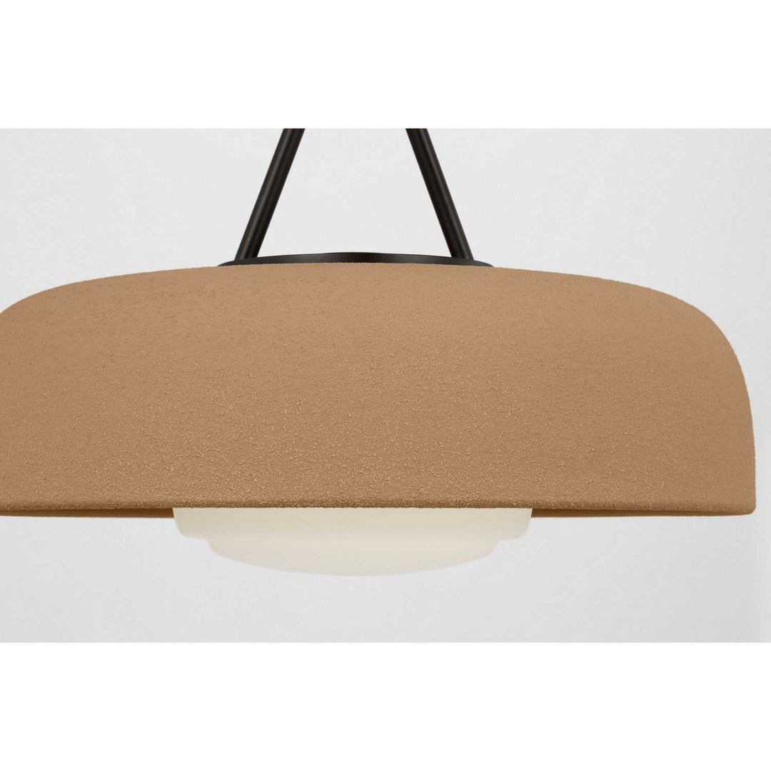 Liora One Light Pendant in Aged Iron Visual Comfort Studio Canada