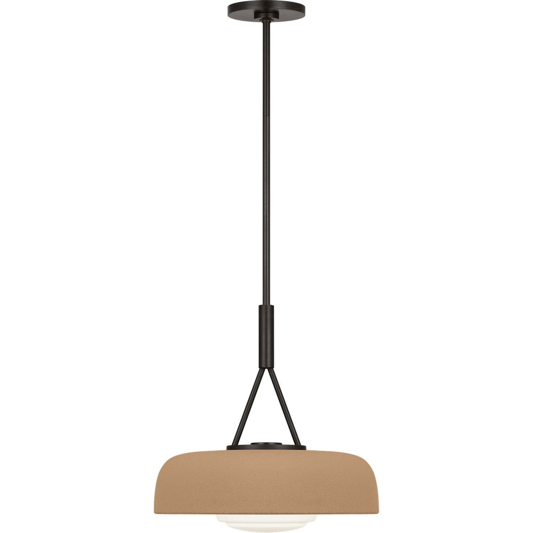 Liora One Light Pendant in Aged Iron Visual Comfort Studio Canada