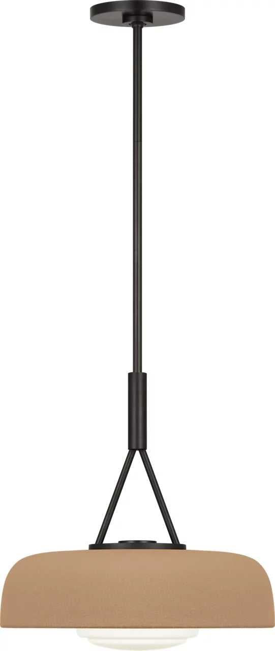 Liora One Light Pendant in Aged Iron Visual Comfort Studio Canada