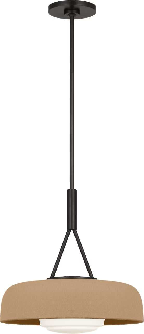 Liora One Light Pendant in Aged Iron Visual Comfort Studio Canada