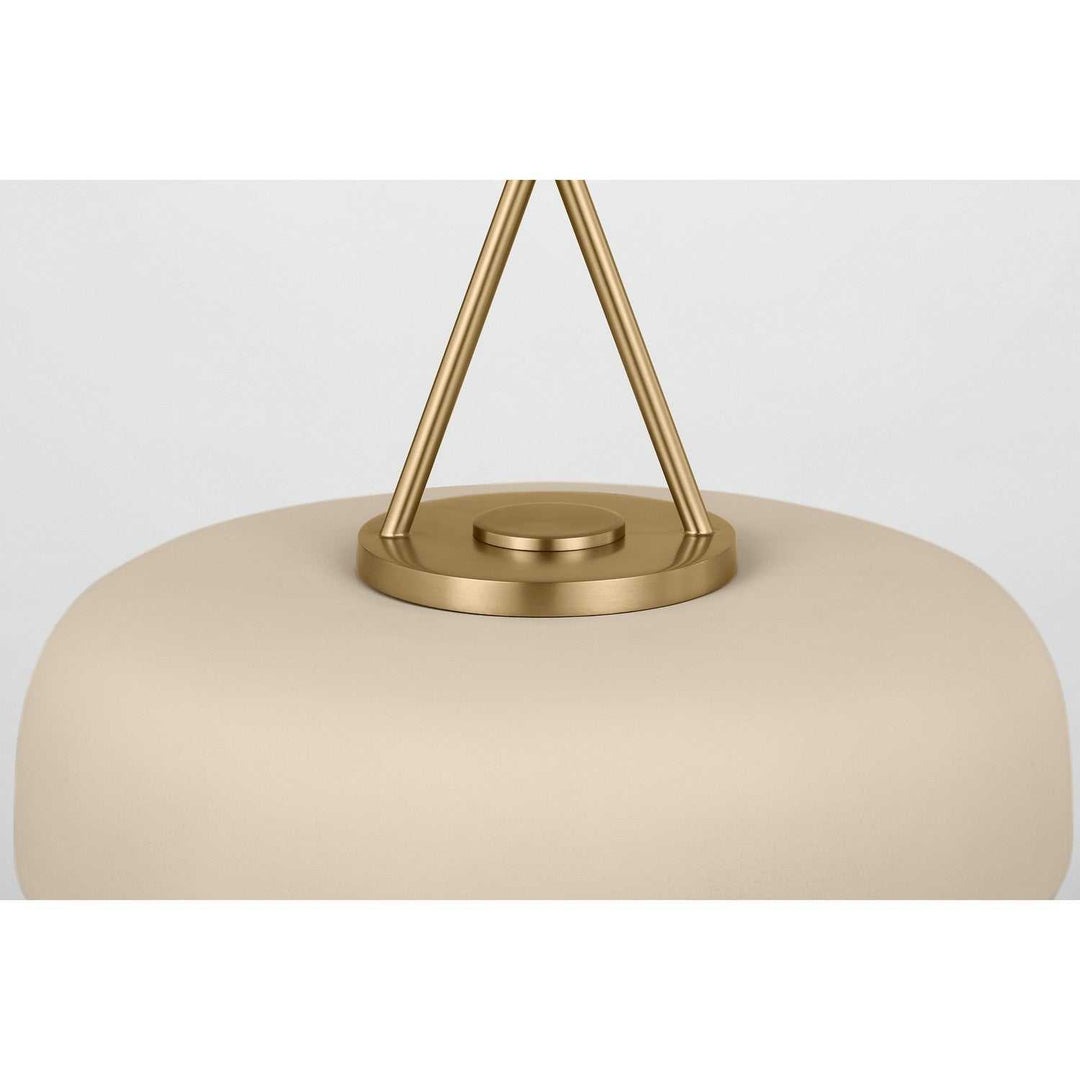 Liora One Light Pendant in Estate Brass Visual Comfort Studio Canada