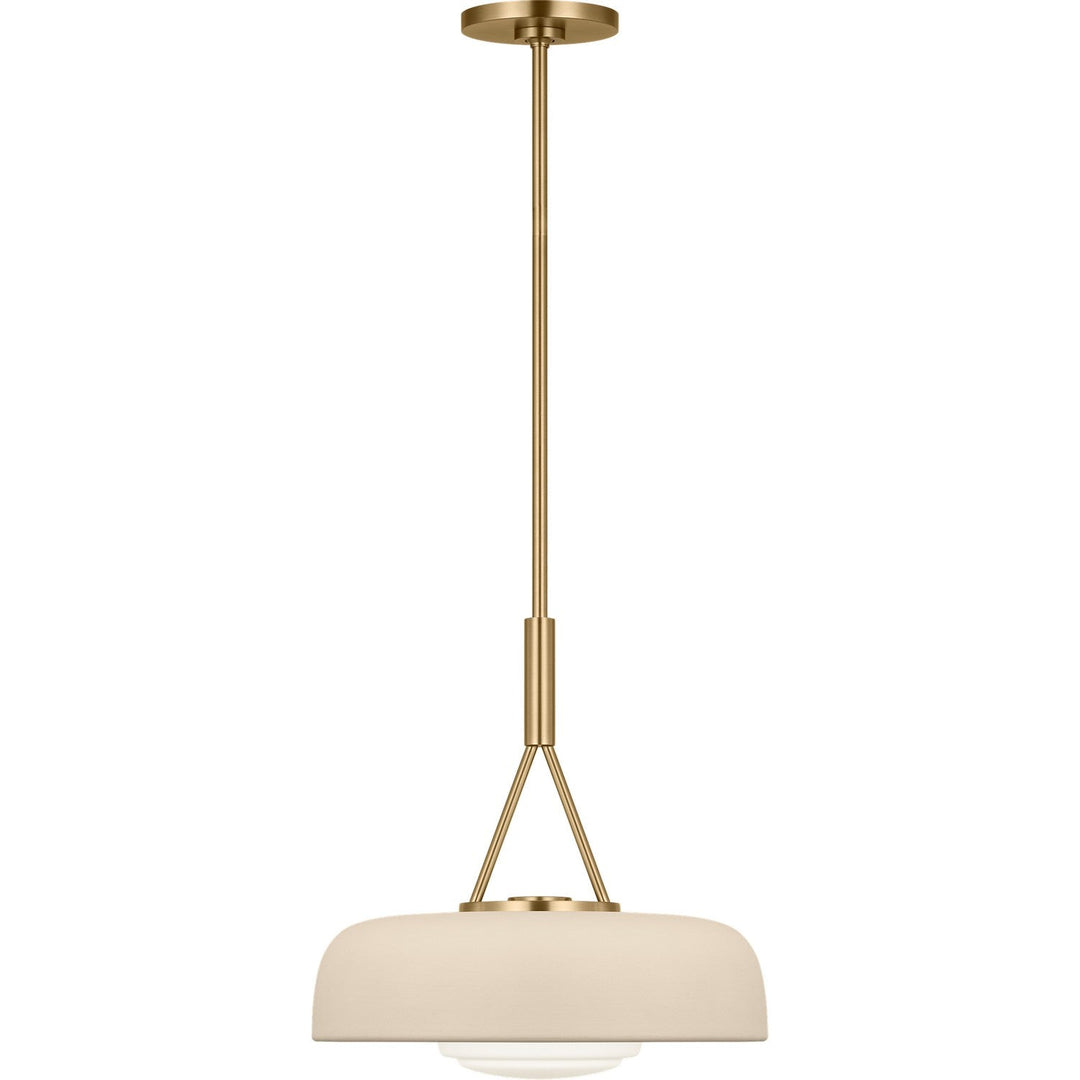 Liora One Light Pendant in Estate Brass Visual Comfort Studio Canada