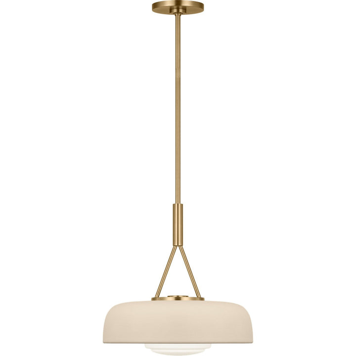 Liora One Light Pendant in Estate Brass Visual Comfort Studio Canada