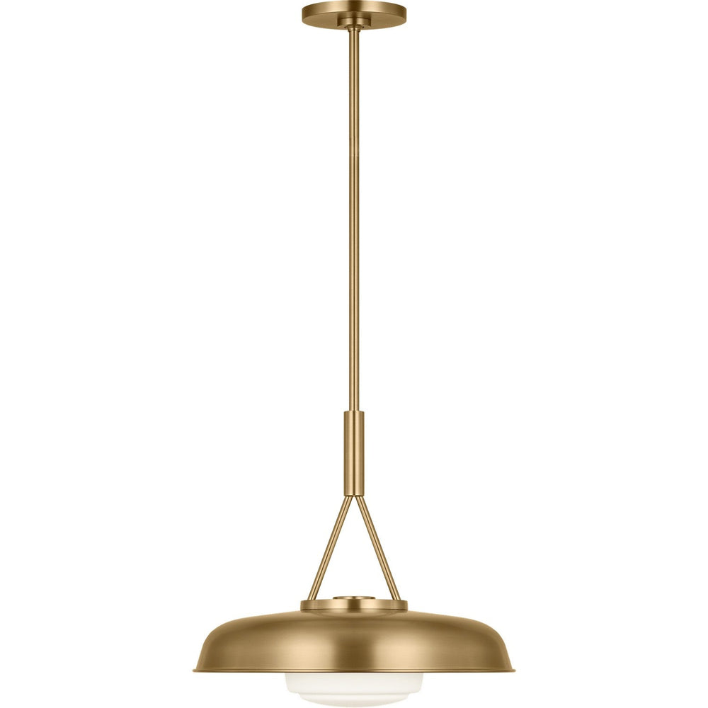 Liora One Light Pendant in Estate Brass Visual Comfort Studio Canada