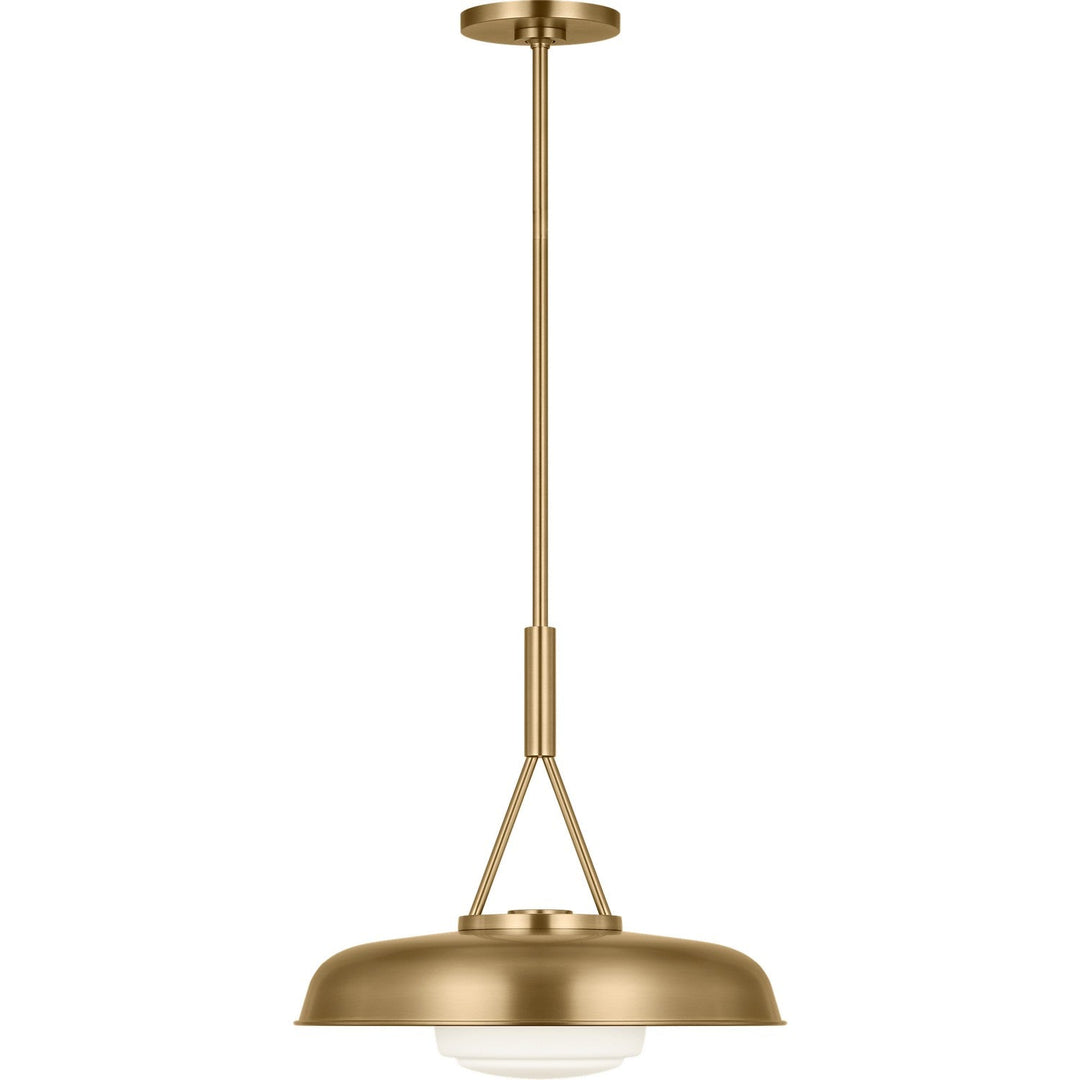 Liora One Light Pendant in Estate Brass Visual Comfort Studio Canada