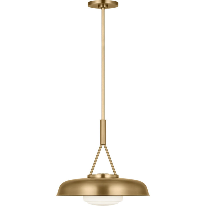 Liora One Light Pendant in Estate Brass Visual Comfort Studio Canada