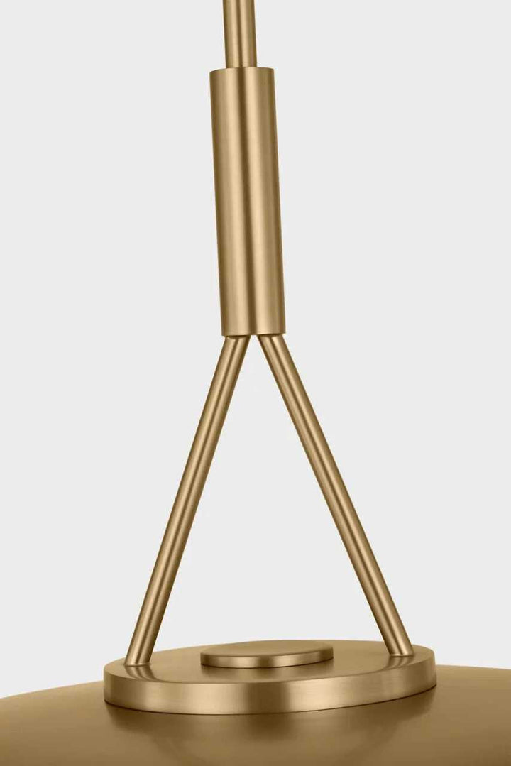 Liora One Light Pendant in Estate Brass Visual Comfort Studio Canada