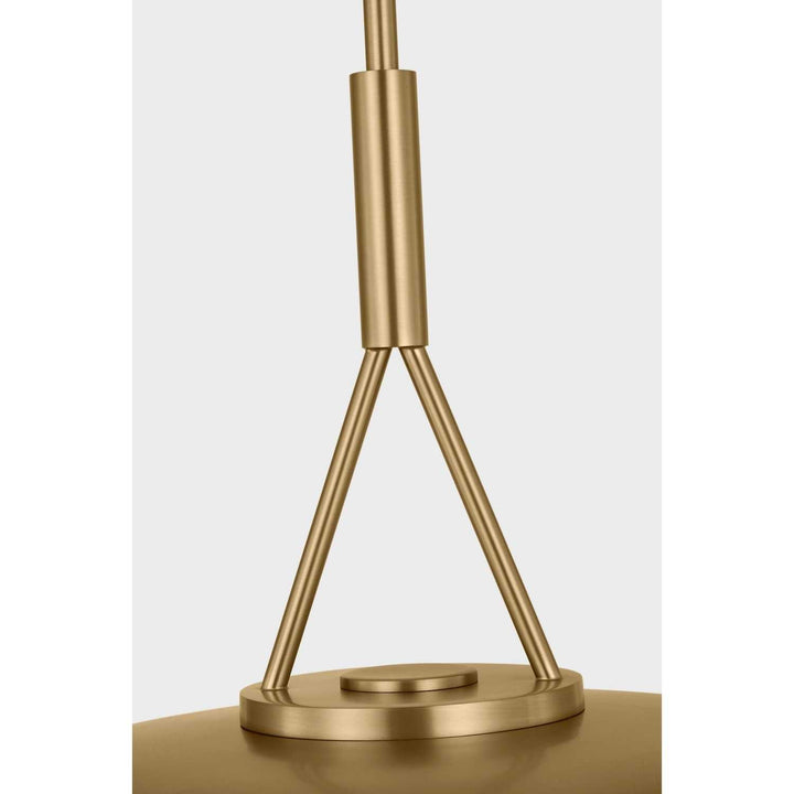 Liora One Light Pendant in Estate Brass Visual Comfort Studio Canada