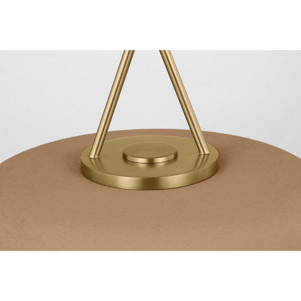 Liora One Light Pendant in Estate Brass Visual Comfort Studio Canada