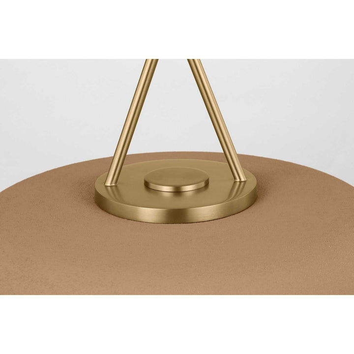 Liora One Light Pendant in Estate Brass Visual Comfort Studio Canada