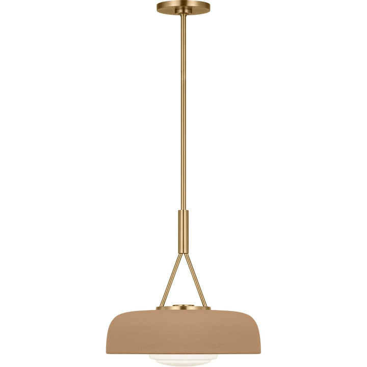 Liora One Light Pendant in Estate Brass Visual Comfort Studio Canada
