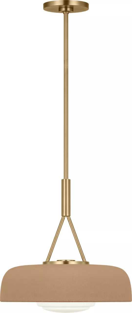 Liora One Light Pendant in Estate Brass Visual Comfort Studio Canada
