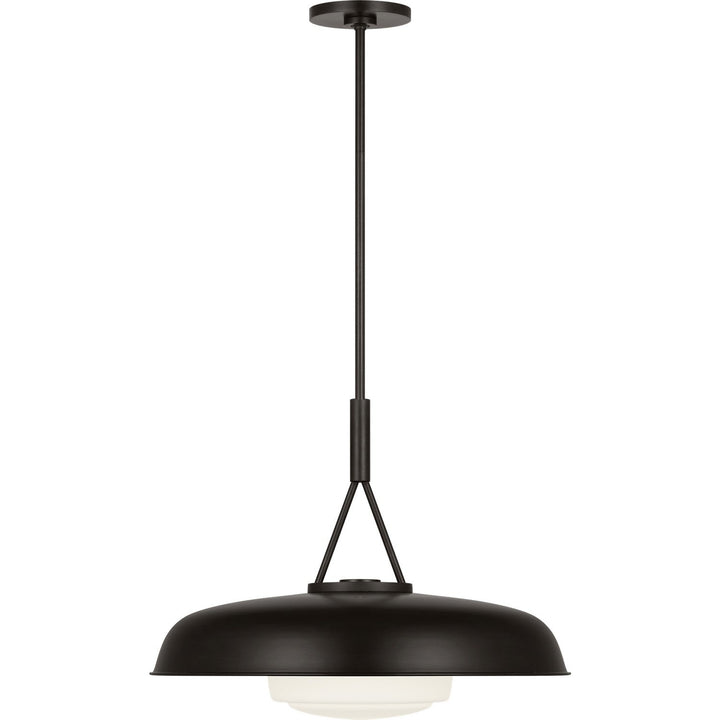 Liora One Light Pendant in Aged Iron Visual Comfort Studio Canada