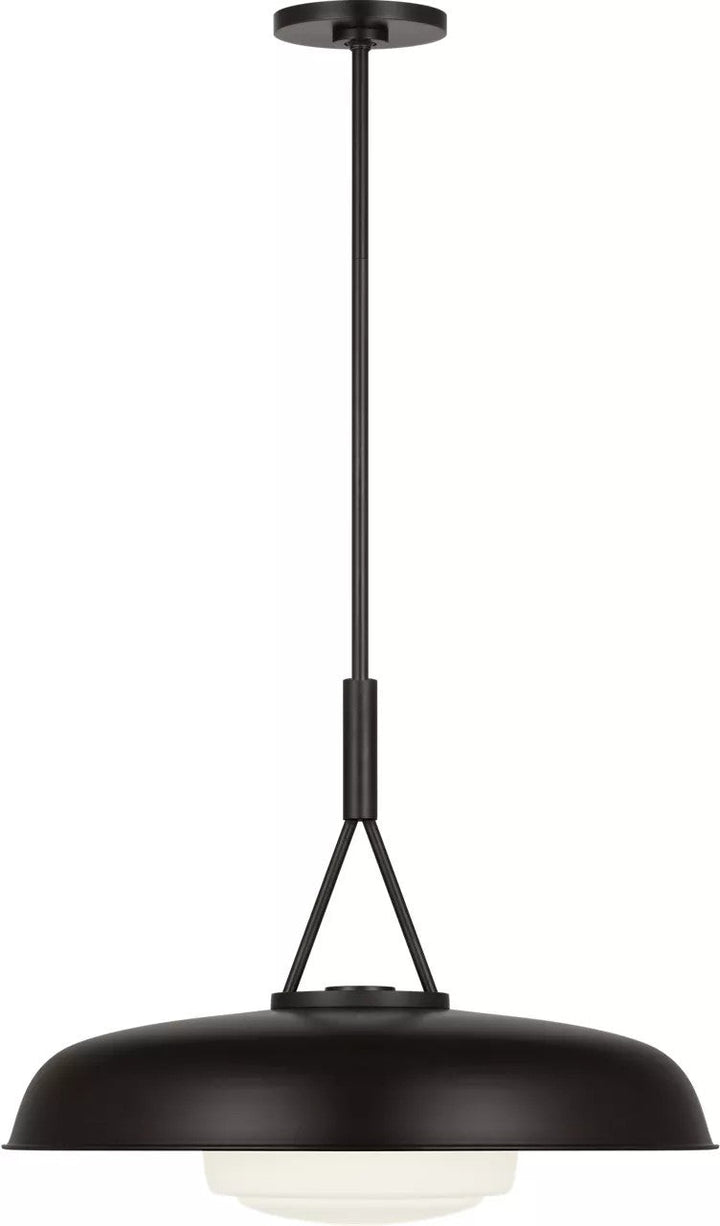 Liora One Light Pendant in Aged Iron Visual Comfort Studio Canada